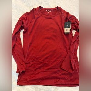 NRS Women’s Lightweight Shirt M Vino New UPF 50 Medium Stain*